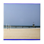 Beacon Light of Lake Michigan Shores Tegeltje (Voorkant)