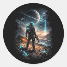 Beacon on the Distant World Ronde Sticker