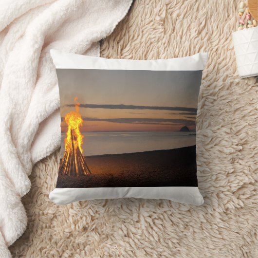 Beacon op het strand kussen (Deken)