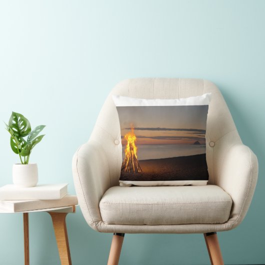 Beacon op het strand kussen (Stoel)