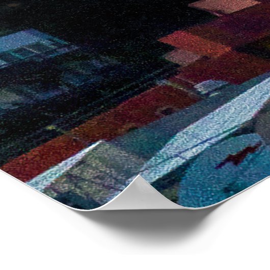  Beacon Over the Bay Poster (Hoek)