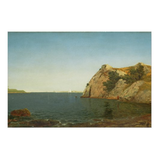 Beacon Rock, Newport Harbour, 1857 Poster (Voorkant)