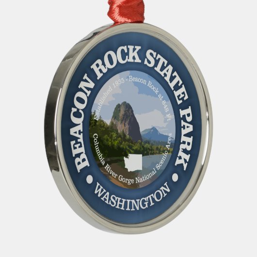 Beacon Rock SP Metalen Ornament (Rechts)