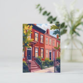 Beacon Street Boston Massachusetts Bedankkaart (Staand voorkant)