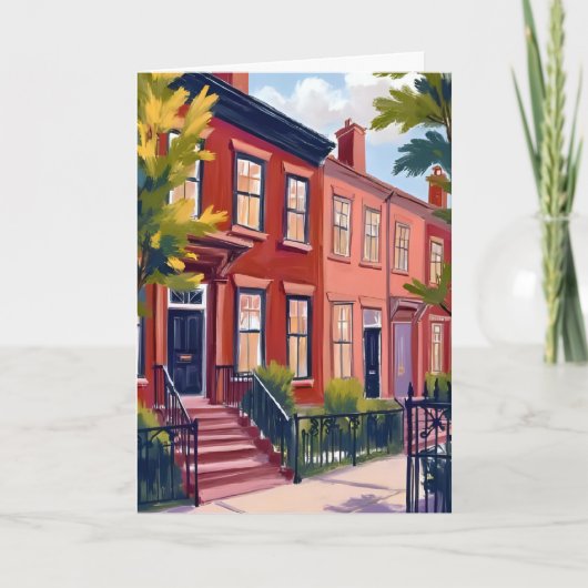 Beacon Street Boston Massachusetts Kaart (Voorkant)