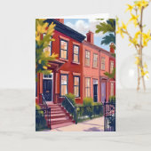 Beacon Street Boston Massachusetts Kaart (Gele Bloem)