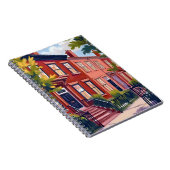 Beacon Street Boston Massachusetts Notitieboek (Rechterzijde)