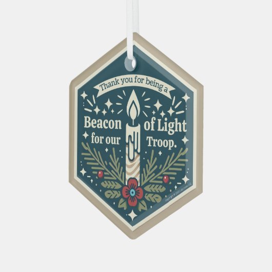 Beacon van Licht voor Ons Troop Ornament (Voorkant links)