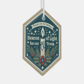 Beacon van Licht voor Ons Troop Ornament (Voorkant Rechts)