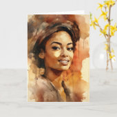 Beacon van Sterkte: Moederdag Kaart (Gele Bloem)