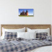 Beacon van Zuidoost-Block Island Canvas Afdruk (Insitu (Slaapkamer))