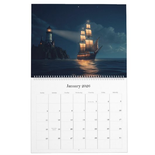 Beacons of Hope Lighthouse Calendar Kalender (Jan 2026)