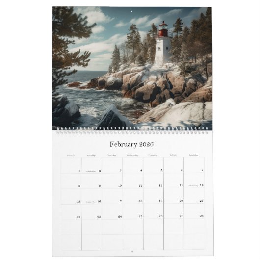 Beacons of Hope Lighthouse Calendar Kalender (Feb 2026)