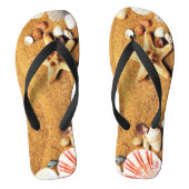 Beacy Flip Flops met strandafbeelding (Voetbed)