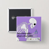 Bead Addict Vierkante Button 5,1 Cm (Voorkant /achterkant)