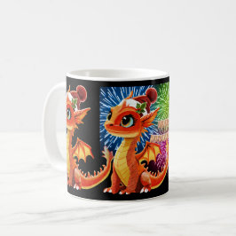 Bead Dragon voor Merry Christmas Koffiemok