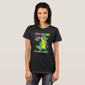Bead me  Mardi Gras Kinder outfits Funny Mard T-shirt (Voorkant volledig)