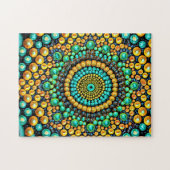 Bead Pattern 3 Easy Brain Art Puzzels Foto Puzzel (Horizontaal)