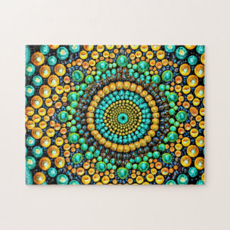 Bead Pattern 3 Easy Brain Art Puzzels Foto Puzzel