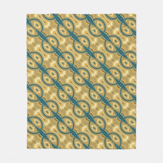 Bead Pattern Fleece Deken (Voorkant)