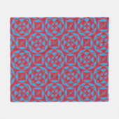 Bead Pattern Fleece Deken (Voorkant (Horizontaal))