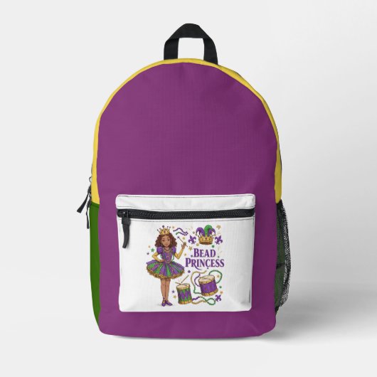 Bead Princess - Mardi Gras Rugzak (Voorkant)