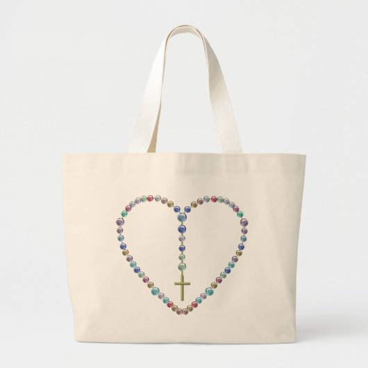 Bead Rosary #2 Grote Tote Bag (Voorkant)
