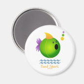 Bead Shark - Groen Magneet (Voorkant / Achterkant)