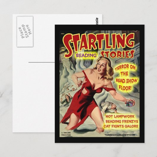 BEAD SHOW HORROS! BRIEFKAART (Voorkant / Achterkant)