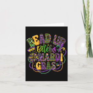 Bead Up beroemd gemaakt door Mardi Gras Festival N Kaart