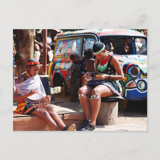 Bead Workers Briefkaart (Voorkant)