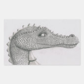 Beaded Dragon Rechthoekige Sticker (Voorkant)