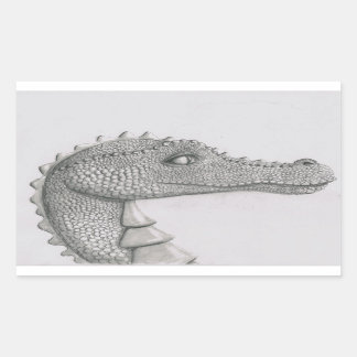 Beaded Dragon Rechthoekige Sticker