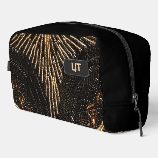  Beaded Evening Purse print & initialen tas (Rechterhoek)