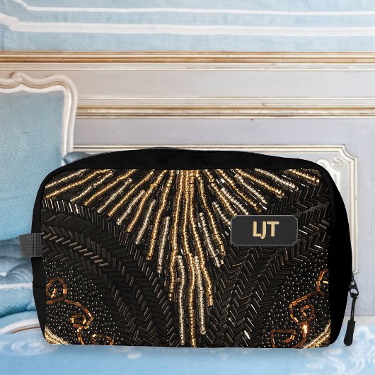  Beaded Evening Purse print & initialen tas