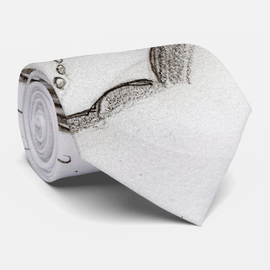 Beaded Flapper Girl Stropdas (Opgerold)