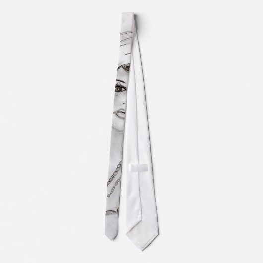 Beaded Flapper Girl Stropdas (Achterkant)