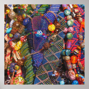 Beaded sieraden Stilleven Poster