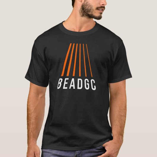 BEADGC 6 String Bass Guitar Player But Perspec T-shirt (Voorkant)