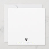 Beading Birthday Party Kaart (Achterkant)