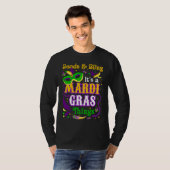 Beads And Bling It's A Mardi Gras Thing Mardi Gras T-shirt (Voorkant volledig)