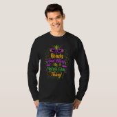 Beads And Bling It's A Mardi Gras Thing Parade Par T-shirt (Voorkant volledig)