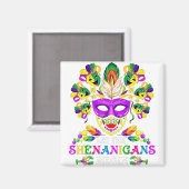 Beads kogelmasker laat de shenanigans met Mardi be Magneet (Voorkant / Achterkant)