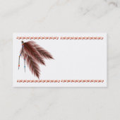 Beads N Feathers Visitekaartje (Achterkant)