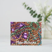 Beads, New Orleans Briefkaart (Staand voorkant)