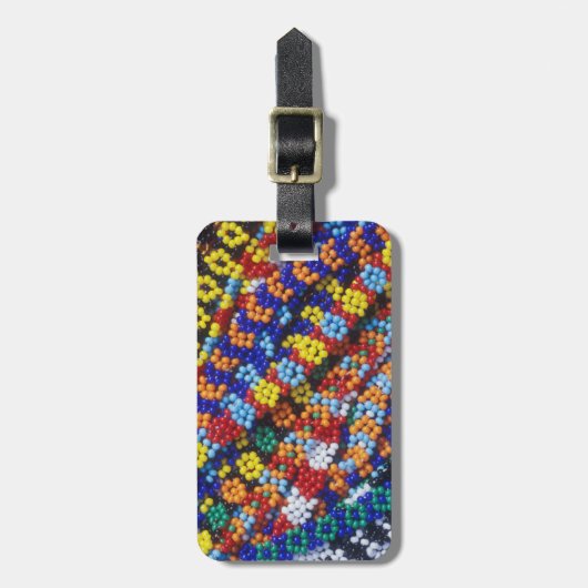 Beadwork, Melmoth, Kwazulu-Natal, Zuid-Afrika Bagagelabel (Voorkant verticaal)