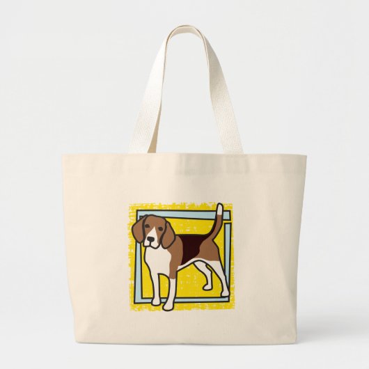 BEAGEL GROTE TOTE BAG (Voorkant)