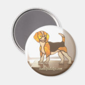 Beagle2, isabelfidalgo.com magneet (Voorkant / Achterkant)