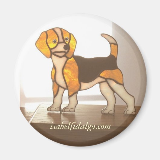 Beagle2, isabelfidalgo.com magneet (Voorkant)