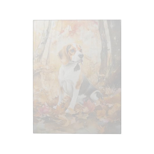 Beagle - 11 x 8,5-inch Notitieblok (Linkerzijde)